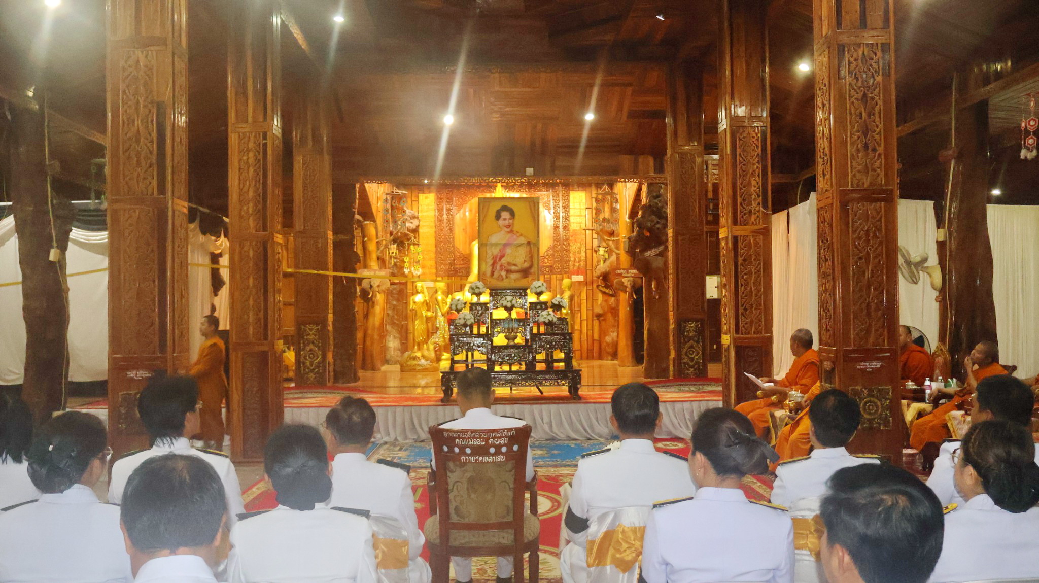 พช.โนนคูณ ร่วมเป็นเจ้าภาพพิธีบำเพ็ญกุศลสวดพระอภิธรรม อุทิศถวายพระราชกุศล สมเด็จพระนางเจ้าสิริกิติ์ พระบรมราชินีนาถ พระบรมราชชนนีพันปีหลวง 